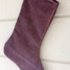 Purple Velvet Stocking
