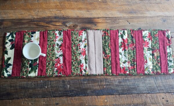 Cozy Christmas Table Runner Sewn by refugees