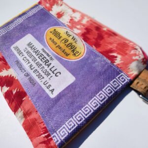 Rice Bag Wristlet sewn by refugees in Charlotte, NC