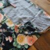 Floral Linen Cotton Cafe Apron - Image 2