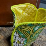 Floral Green Makeup Toiletries Bag - Image 2