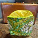 Floral Green Makeup Toiletries Bag - Image 3