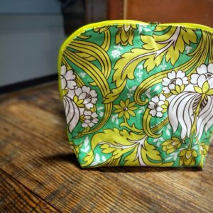 Floral Green Makeup Toiletries Bag