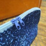 TieDye Blue Makeup Toiletries Bag - Image 2